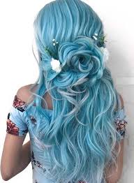 Gray hair on black stands out like a sore thumb. 42 Elegant Blue Bridal Wedding Hairstyles For 2018 Still Looking For Latest Styles Of Wedding Hairstyles To Wea Cool Hair Color Hair Styles Long Hair Styles
