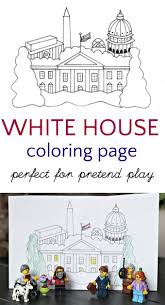 A White House Coloring Page From I Love You Americanly Book House Colouring Pages Best Children Books Preschool Projects