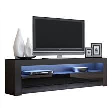 Black 70 Inch Tv Stand Milano Tv Stand For Tvs Up To 70 Inches Contemporary Tv Stands Cool Tv Stands Black Tv Stand