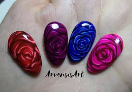 Arvensis Art Czerwono Czarne Ombre Lakier Hybrydowy Modelones I