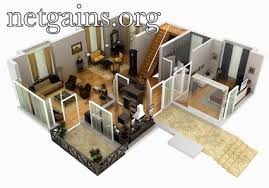 Incredible 3d Rendering Services With Photo Realistic Architectural Visualization And 3d Illust Architectural House Plans Basement Design Home Design Plans