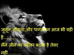 Life Quotes Images Shayari In Hindi Black And White Lion Lion Profile Lion Wallpaper