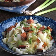 I was tired of the standard potato/ham casserole and was looking for new ways to use turkey smoked sausage or kielbasa, so i gave it a try. Easy Sausage And Cabbage Dinner Low Carb Maven