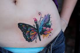 Belly tattoo design is quite cute and cool available in black & white version. 10 Beautiful Stomach Tattoo Designs And Ideas
