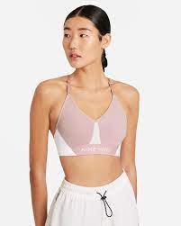 The fabric you choose can make or break your workout, so make sure you know what your bras are made of. Nike Pro Dri Fit Indy Women S Light Support Padded Sports Bra Nike Id