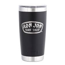 Ron Jon Yeti Black 20oz Tumbler Travel Mugs In 2020 Tumbler Mugs Ron Jon Surf Shop
