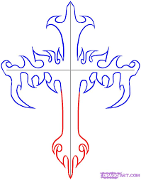 Find & download free graphic resources for cross drawing. Rose Easy Cross Drawings
