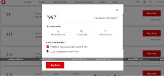 100% diamond top up in free fire. Vodafone Rs 997 Prepaid Plan With 1 5gb Daily Data Unlimited Calls 180 Day Validity Launched Technology News