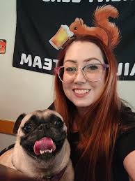 Rescue pug visits Elks lodge