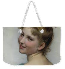 A Young Beauty Weekender Tote Bag by Leon-jean-basile Perrault