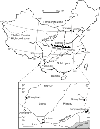 A landform is a natural feature of the. Location Map Of The Chinese Loess Plateau And The Lantian Area The Download Scientific Diagram