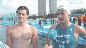 Norway's kristian blummenfelt crossed the line after a hot and hard run. World Triathlon Tokyo Times Gus Iden And Kristian Blummenfelt Nor Facebook