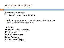 Don't include these things in your cover letter. Application Letters Ppt Video Online Download