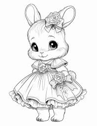 44 Cute Bunny Coloring Pages For Kids And Adults - Our Mindful Life