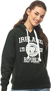 Beautiful Irish Connexxion Pullover Hoodie With Ireland Republic Est 1916 Varsity Shield Green Colour Wom Women Hoodies Sweatshirts Hoodies Casual Sweatshirt