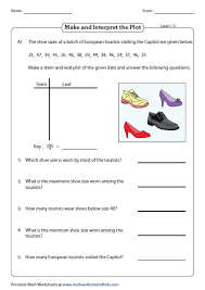 Stem And Leaf Plot Worksheets