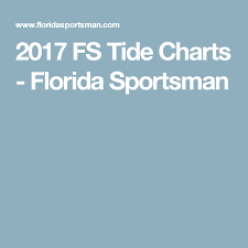 2018 Fs Tide Charts Fishing Fish Florida Chart