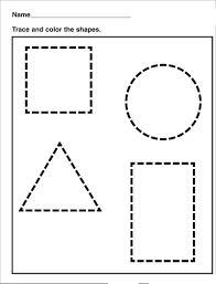 These free printable shapes worksheets are so versatile — you can even use them to practice small motor cutting skills using safe scissors. Make Your Own Math Worksheets Shape Samsfriedchickenanddonuts