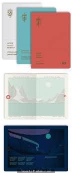 Norway New Passport A Grouped Images Picture Norwegian Design Packaging Design Inspiration Book Design