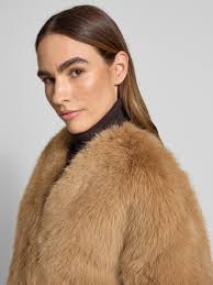 Rich & Royal Jack van imitatiebont met garnering van imitatiebont in zand  online kopen