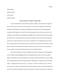Literary Analysis Of Daddy By Sylvia Plath