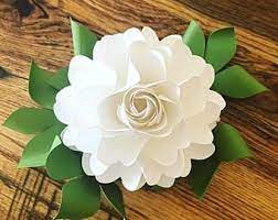 Paper Flower Templates Paper Dahlias Pdf Flower Patterns Small Paper Flowers Paper Wedding Bouquet Wedding Flowers Instant Download In 2020 Paper Flower Template Paper Flowers Diy Paper Roses