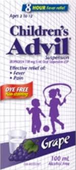 Recall Childrens Advil And Other Advil Liquid Products For