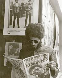 The Pan African No Instagram A Black Panther Reading About Black Panthers With Black Panthers Looki In 2020 Black Panthers Movement Black Panther Black Panther Party
