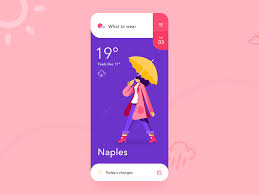 Weather Ios App Interaction Video Mobile App Design Inspiration App Interface Design Android App Design
