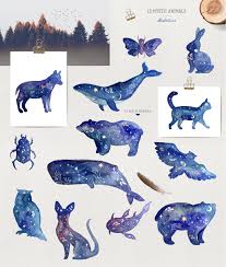 Mystic Animals Collection Mystical Animals Animals Elephant Illustration