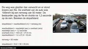 Reactieafstand Remweg En Stopafstand Youtube