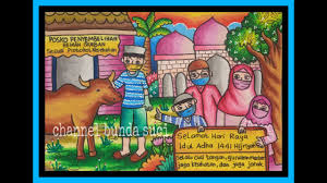 Gambar 80 gambar mewarnai yang cocok untuk anak anak lengkap ini dipetik dari bahan berikut : Cara Mewarnai Tema Hari Raya Idul Adha Bunda Suci Youtube