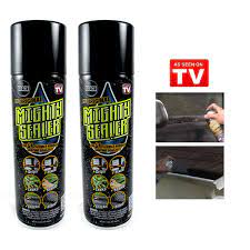 2 Pc Original Mighty Sealer Flexible Rubber Coating Sealant Black 15oz Spray Can Wish