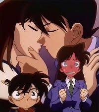 In the detective conan movie the lost ship in the sky, kaito kid pretends to be shinichi to convince ran not to turn him in. Shinichi Kudo And Ran Mouri Detective Conan Wiki