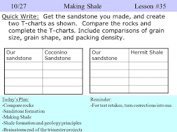 Quick Write Get The Sandstone You Made And Create Two T