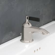 Silver And Black Brass Basin Tap Basin Taps Ceramic Accessory Basin