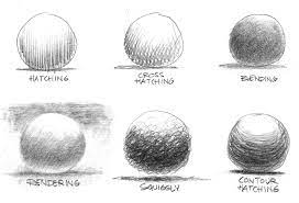 Sketching Techniques Graphite Spheres Sketching Techniques Basic Drawing Drawing Techniques