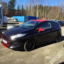 Ford Fiesta Mk7 Black With Red Details Voiture De Rallye Voiture
