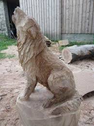 Tiere Mit Der Kettensage Geschnitzt Mit Bildern Holz Schnitzen Schnitzen Kettensagekunst