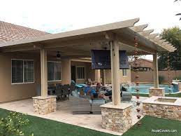 We specialize in building elite wood patio covers. Completed Projects Archives Royal Covers Of Arizona Backyard Covered Patios Patio Tv Backyard Patio Cover