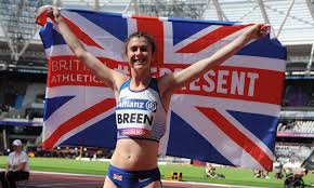 Breen won world gold in the 4x100m in 2015 and the long jump in 2017 and will compete at the paralympics next month. Olivia Breen Leaps Lifetime Best For World Long Jump Gold In London Aw