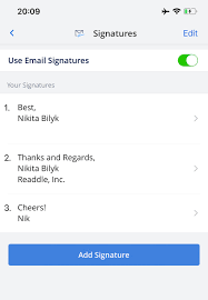 To sign a document from photos, follow. How To Add An Email Signature On Iphone Or Ipad Spark Mail App