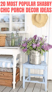 While you browse our gallery below, consider the following back porch ideas to create your dream space! 20 Most Popular Ideas For Shabby Chic Porch Decor Porch Area