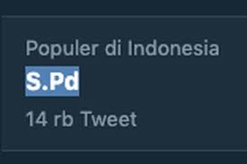 Sarjana muda sastera dan sarjana muda sains adalah dua bidang utama dalam gelar sarjana muda. Trending S Pd Di Twitter Ini Aturan Dan Daftar Gelar Akademik Di Indonesia Halaman All Kompas Com