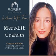 Welcome to the organization! 👋 We are thrilled to announce top agent, Meredith  Graham has joined Elite Home Partners at Keller Williams Integrity as our  Agent Partner! We're honored to be in