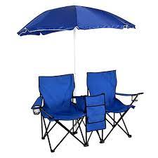 Double Folding Chair With Umbrella Beach Chair Umbrella Picnic Chairs Folding Beach Chair