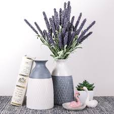 Hannah S Cottage White Ceramic Vase Small Flower Vase Modern Table Vase Flowers Plants Simple Deco Vase Ceramic Va Vases Decor White Ceramic Vases Flower Vases