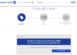 For a limited time united is allow members to earn 35% more miles when they exchange gift cards from over 100 retailers. How To Trade Unwanted Gift Cards For United Miles