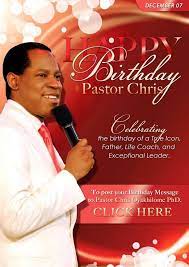 Pastor, your ministry has been one of sacrificial love through the years. 1 Million Birthday Wishes For Pastor Chris Oyakhilome Startseite Facebook