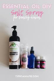 Next, add the sea salt and epsom salt and stir until they are dissolved. Diy Essential Oil Salt Spray 12 Days Of Tutorials Katie Crenshaw